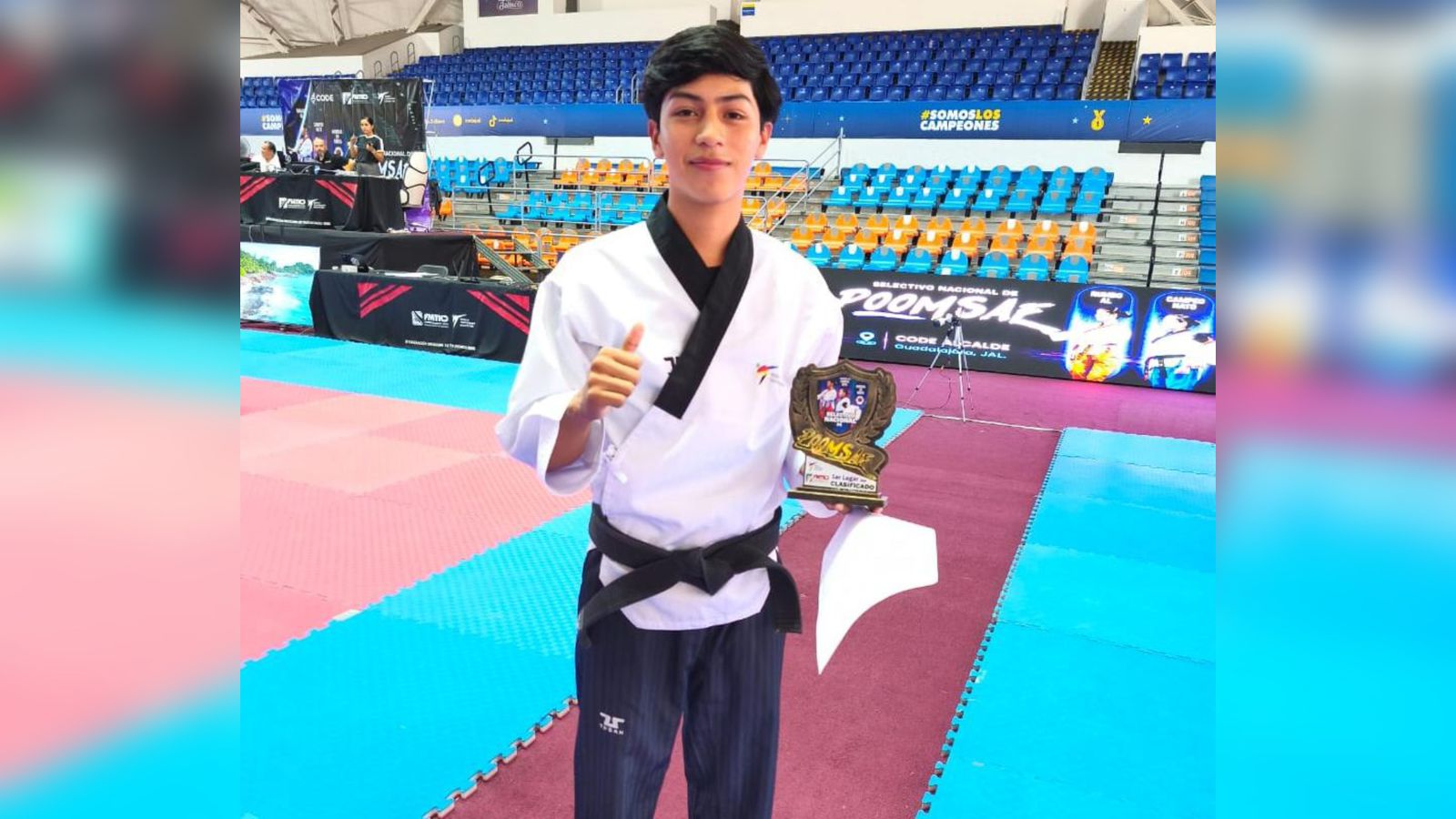 El sinaloense Nery Frías clasifica al Mundial de Poomsae Corea 2026