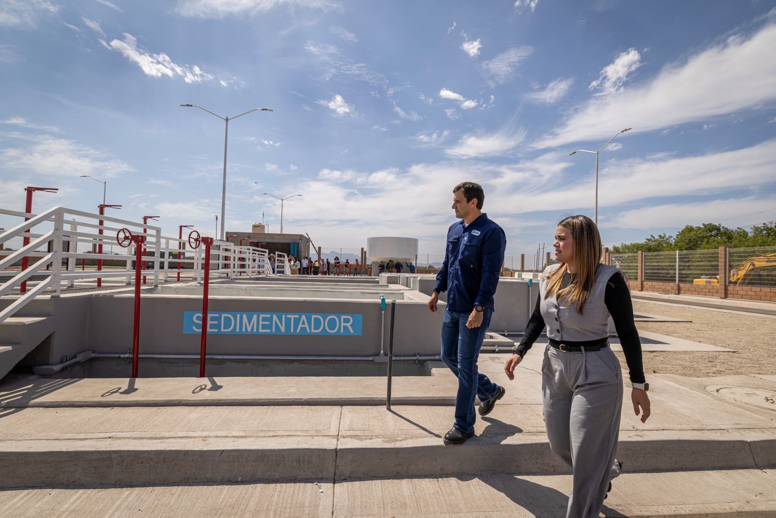 Realizan primeras pruebas de operación de planta potabilizadora de San Lorenzo, en Culiacán, alcaldesa Ana Miriam hace recorrido de supervisión