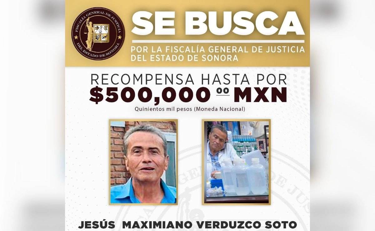 Recompensa de 500 mil pesos por médico ligado a muertes por “sueros vitaminados” en Sonora