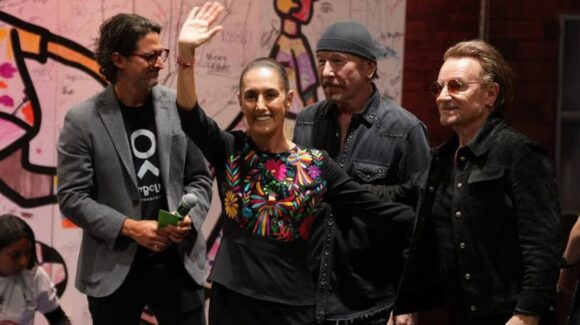 “Fue muy agradable conocerlos”: Sheinbaum relata reunión con U2, ¿Habrá concierto en el Zócalo?