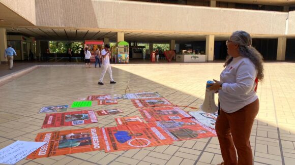 Sabuesos Guerreras se manifiestan en Palacio de Gobierno este miércoles; exigen cumplimento de compromisos con la gobernadora