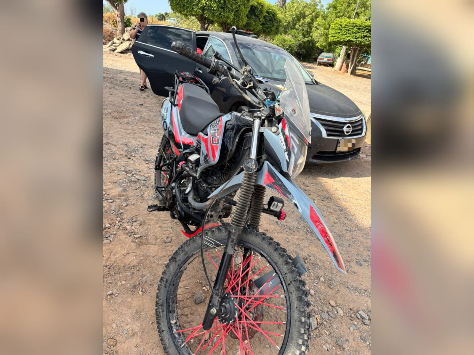 Se accidenta motociclista en Guasave