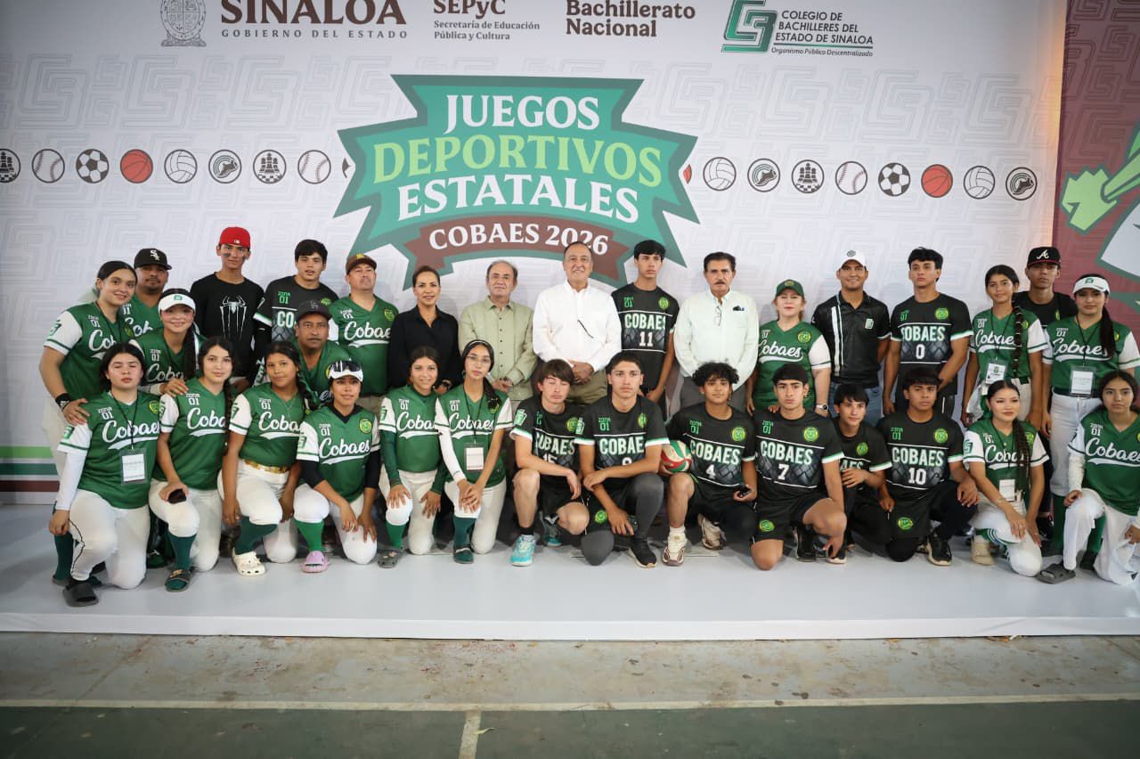 Se inauguran los Juegos Deportivos Cobaes 2026 en Los Mochis