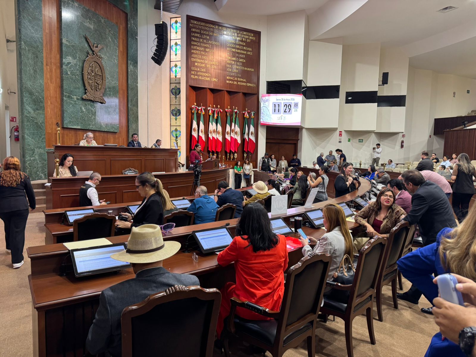 Sesión de Congreso de Sinaloa