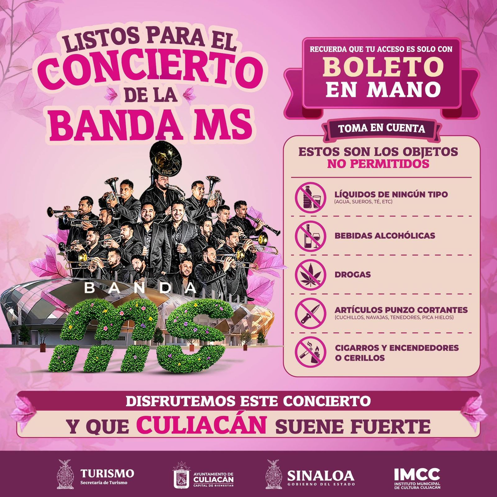 Concierto Banda MS en Culiacán