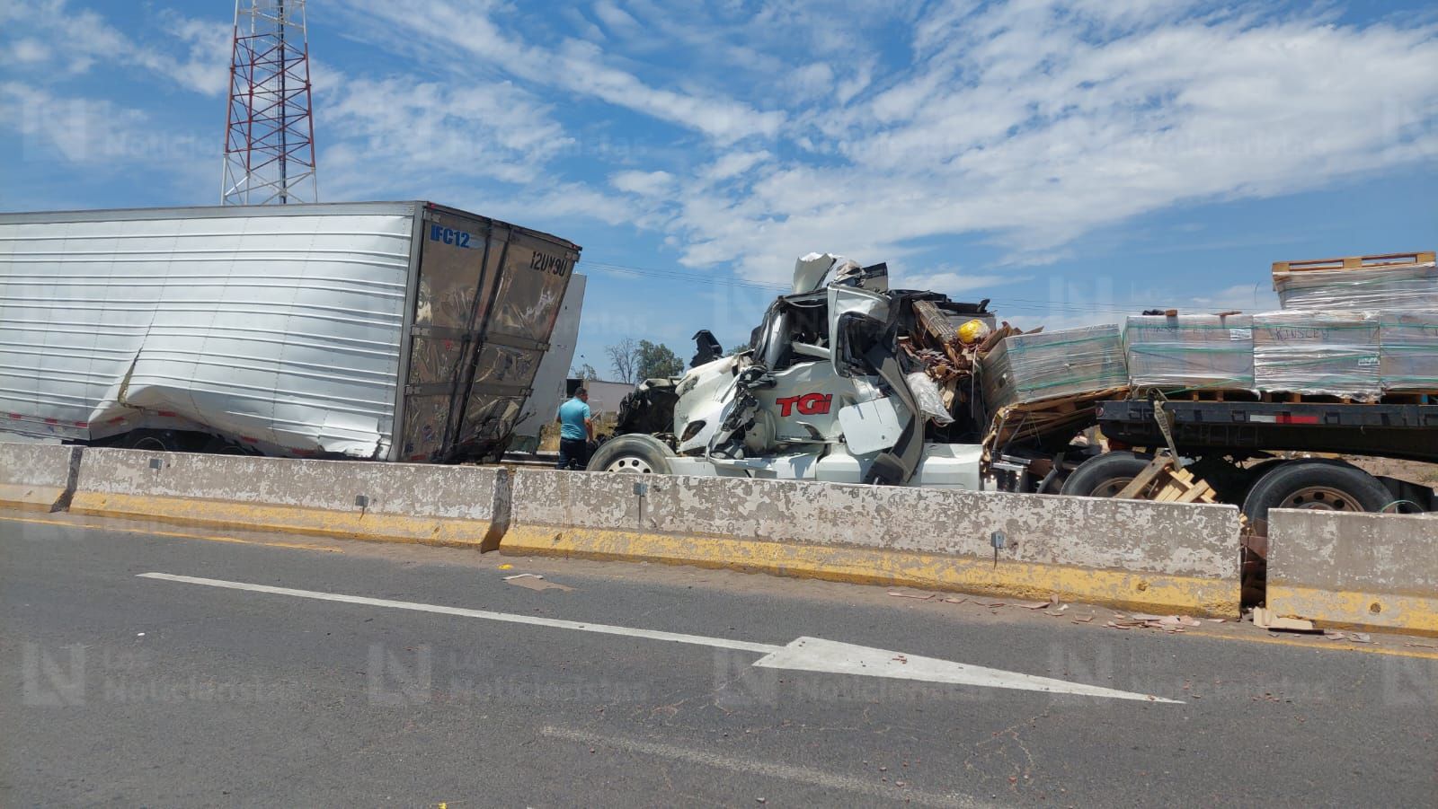 Accidente caseta La Brisas