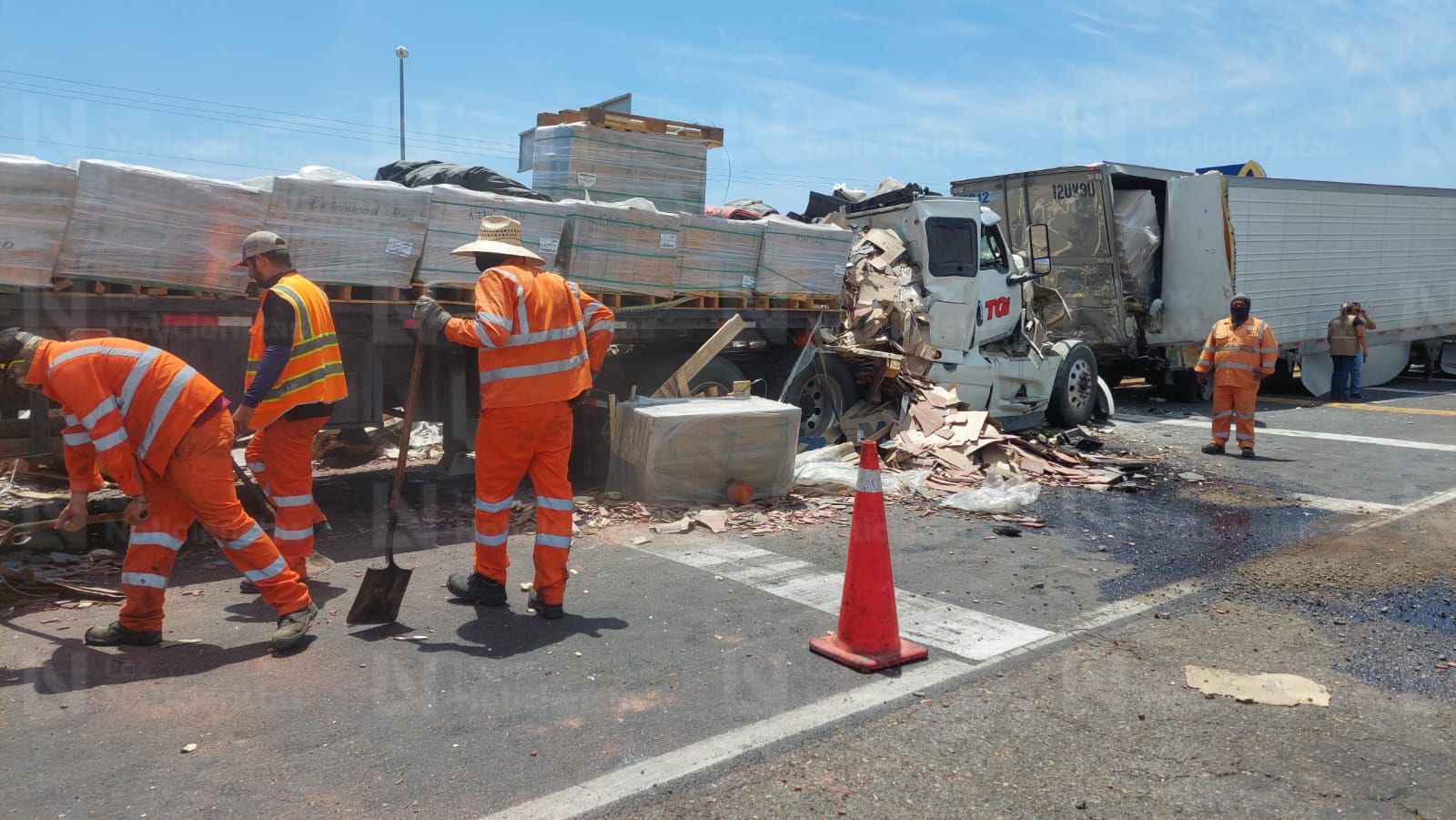 Accidente caseta La Brisas