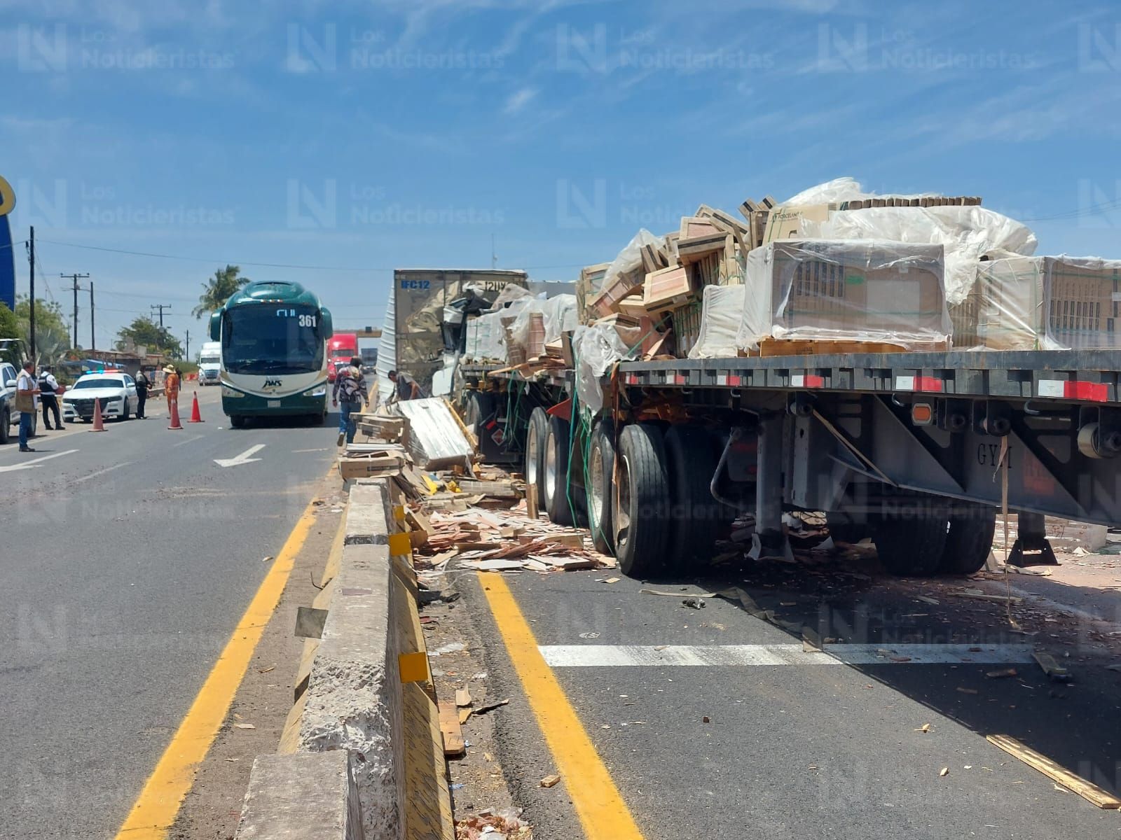 Accidente caseta La Brisas