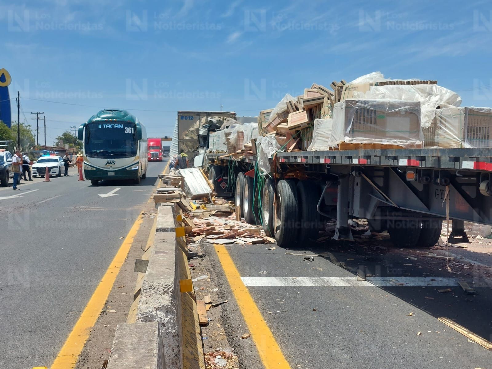 Accidente caseta La Brisas