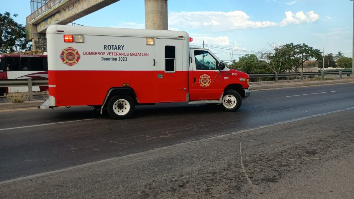 accidente de motociclista en mazatlan