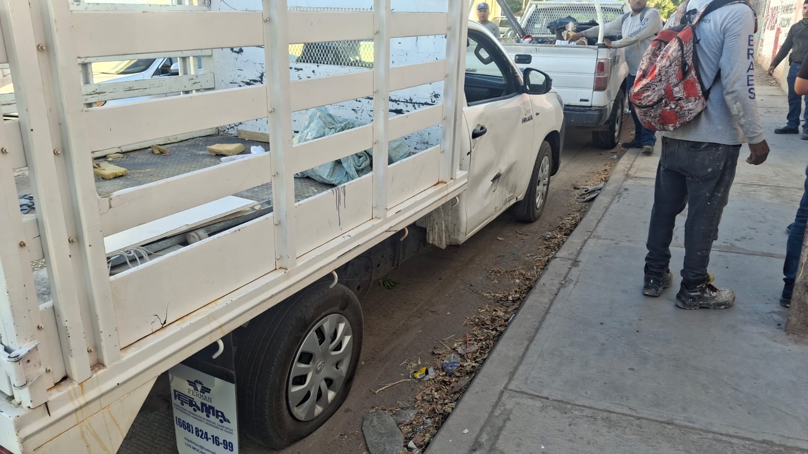 Accidente en Las Cerezas, en Los Mochis