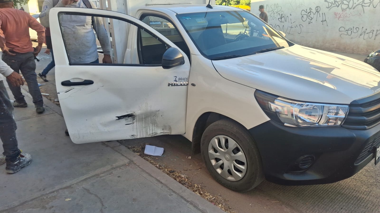 Accidente en Las Cerezas, en Los Mochis