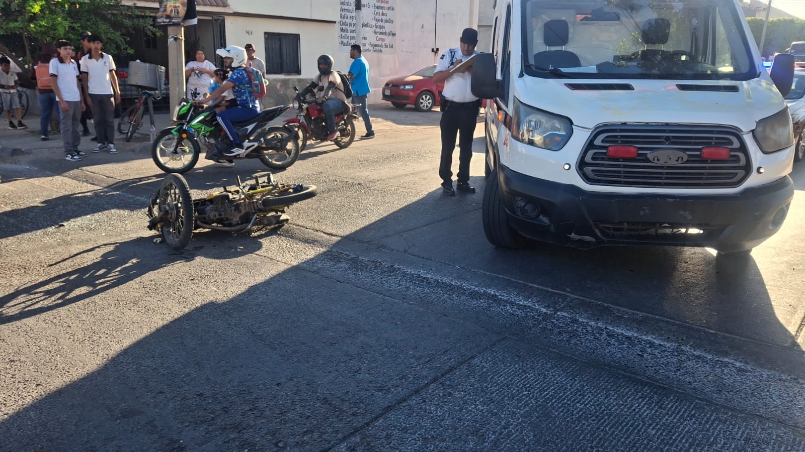 Accidente en Las Cerezas, en Los Mochis