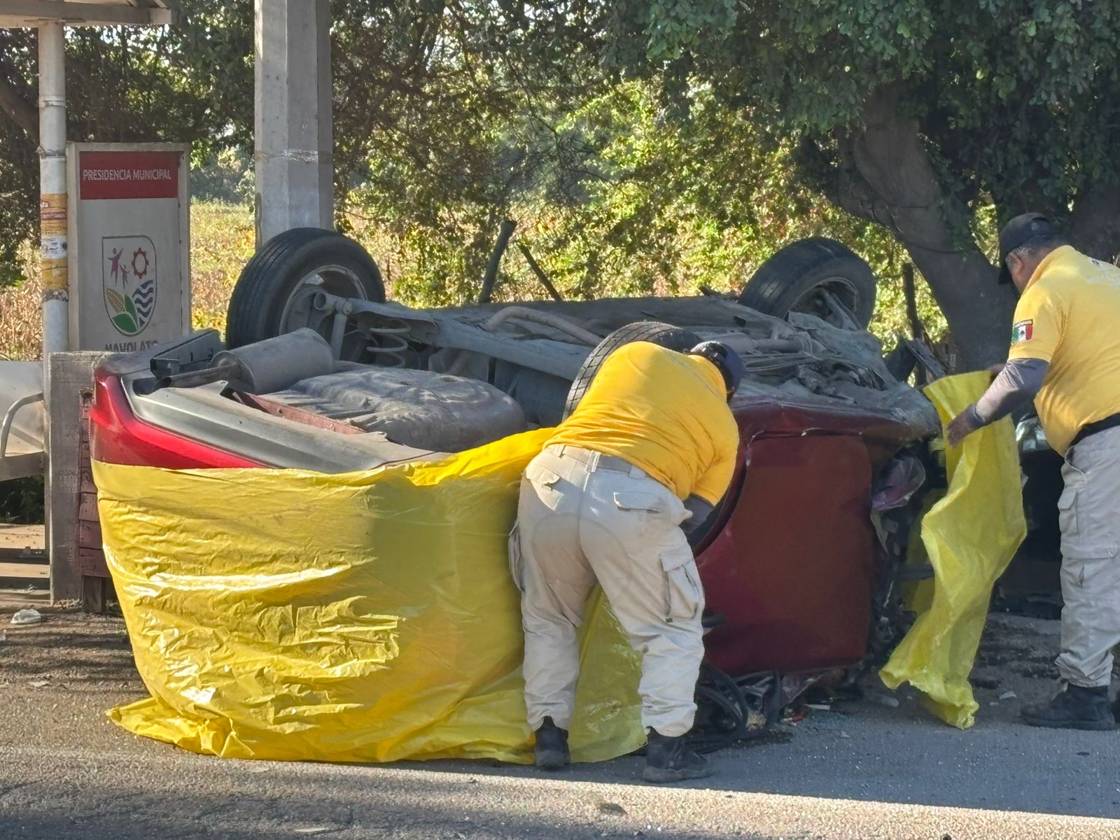 Fatal accidente en Navolato