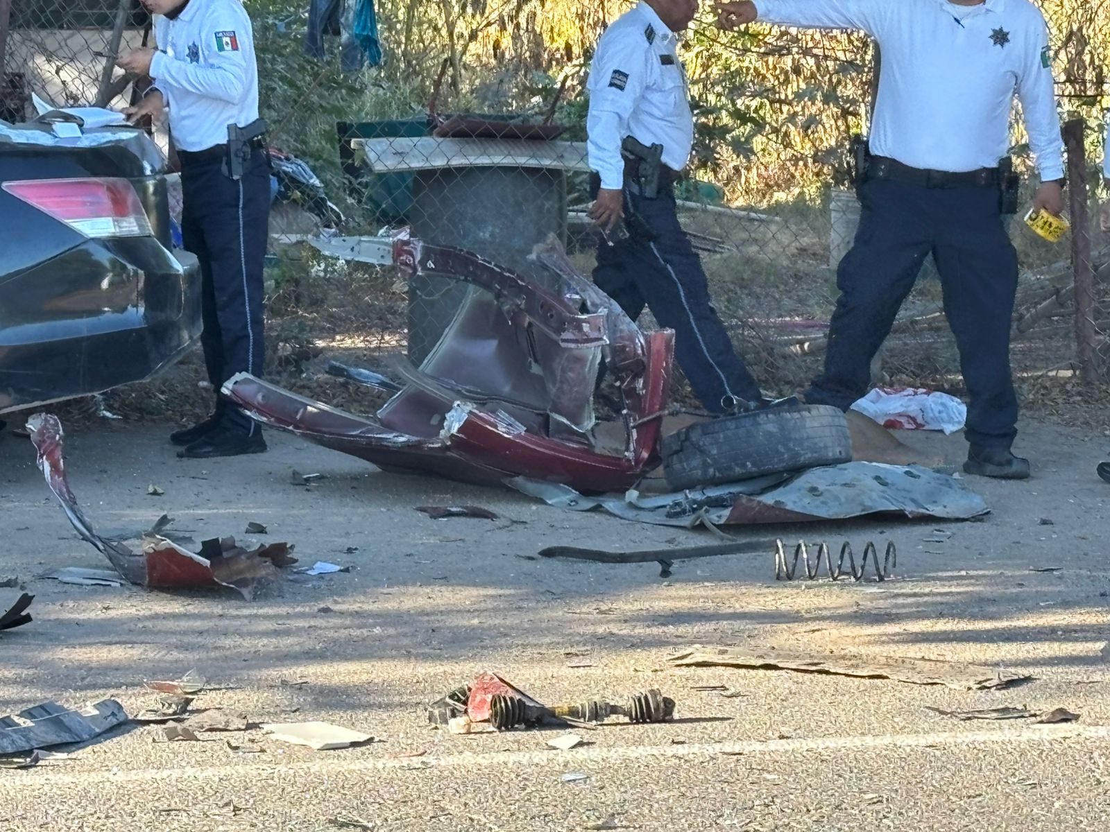 Fatal accidente en Navolato