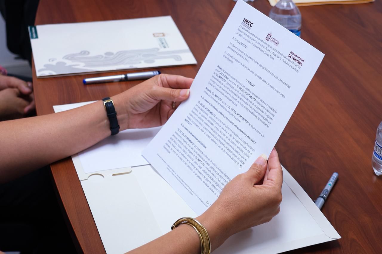 Acuerdan Cultura Culiacán y Órgano Interno reforzar mecanismos de transparencia