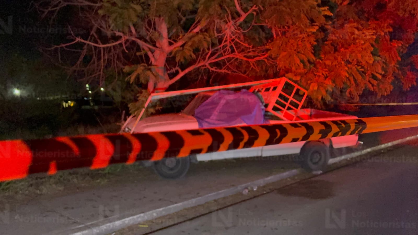 Adulto mayor fallece tras chocar contra un árbol en Los Mochis, Sin.