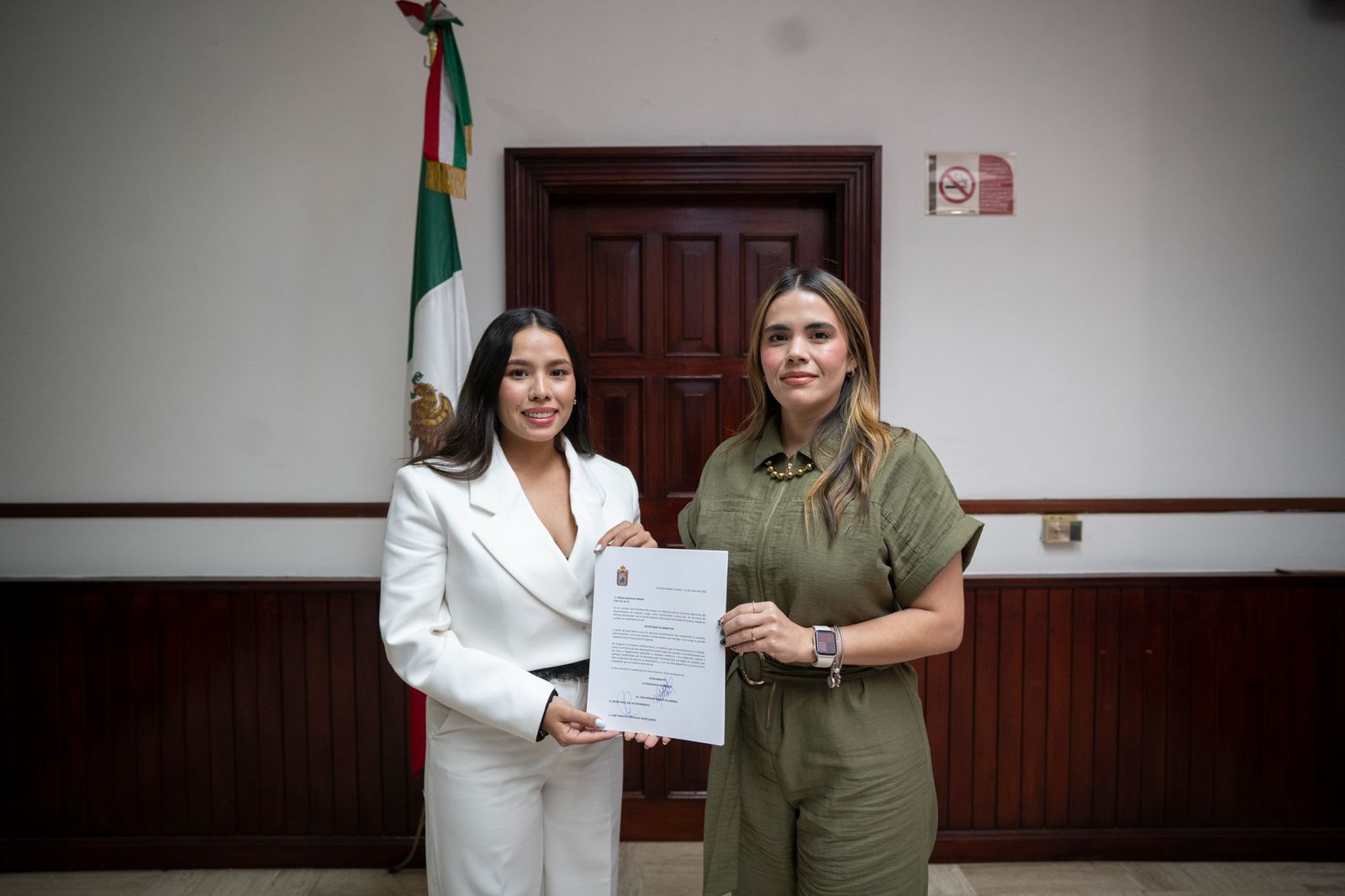 Rinden protesta titulares de Secretaría de las Mujeres, Secretaría de Bienestar y Dirección de Ingresos