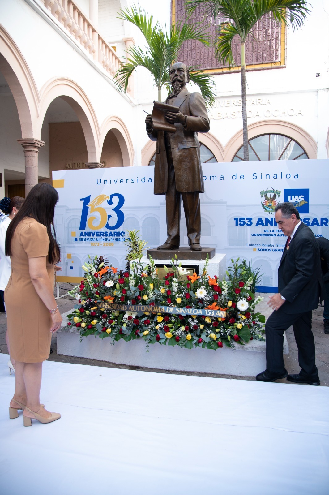 Madueña Molina encabeza festejos del 153 aniversario de la UAS