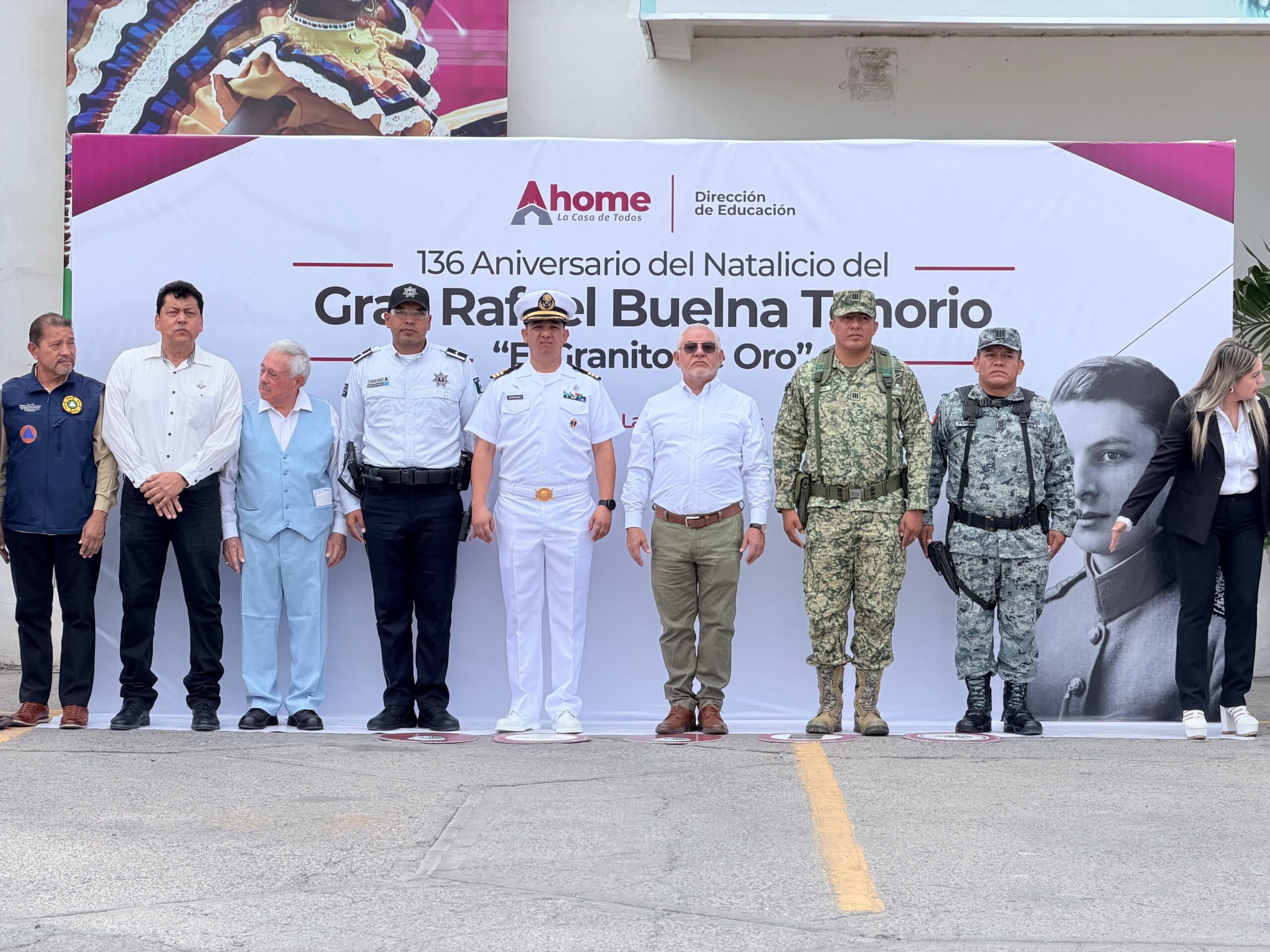 Recuerdan natalicio de Rafael Buelna Tenorio en Ahome