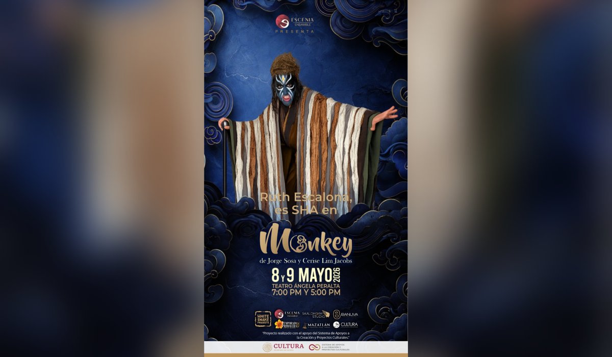 Anuncian la obra "Monkey" en Mazatlán
