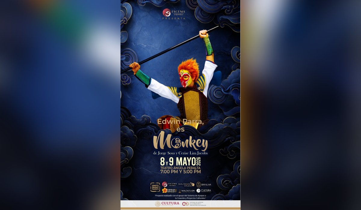 Anuncian la obra "Monkey" en Mazatlán
