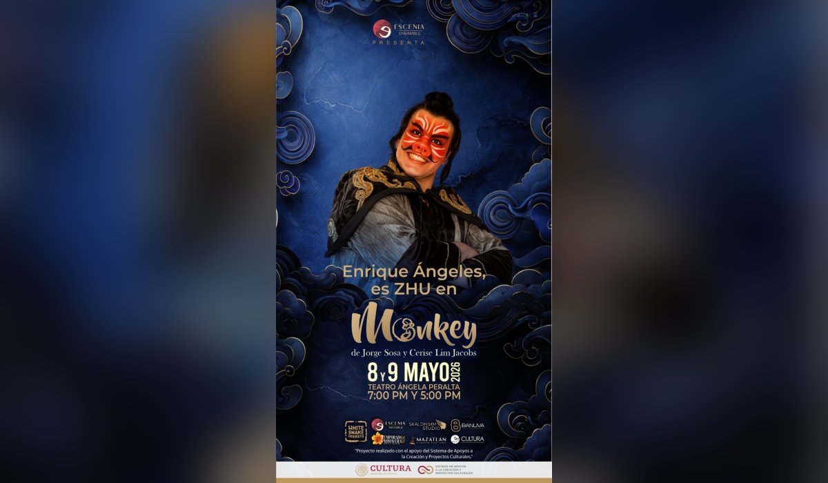 Anuncian la obra "Monkey" en Mazatlán