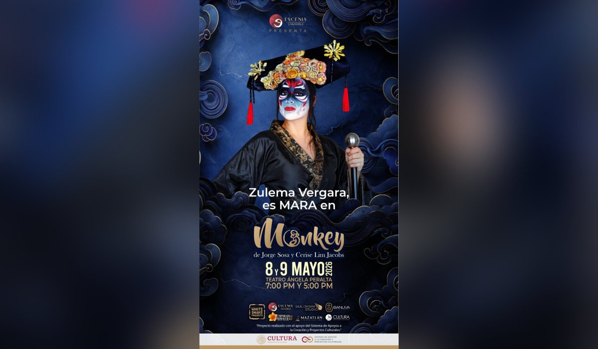 Anuncian la obra "Monkey" en Mazatlán