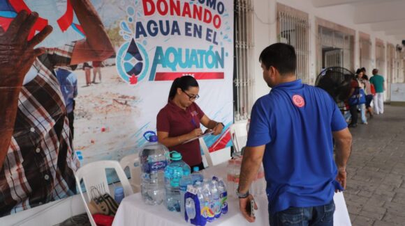 Mazatlán, Sinaloa responde a la sequía; Aquatón 2026 reúne más de 21 mil litros de agua en una jornada histórica
