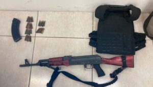 Arma asegurada en La Campana