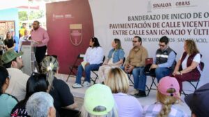 arranca yeraldine bonilla pavimentacion de la vicente guerrero en estacion dimas evento
