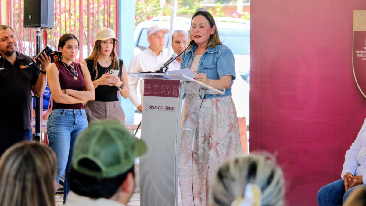 arranca yeraldine bonilla pavimentacion de la vicente guerrero en estacion dimas gobernadora
