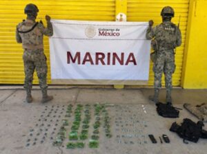Semar asegura explosivos en Mazatlán