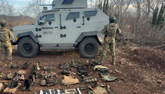 Semar asegura explosivos, droga y equipo táctico en comunidades rurales de Mazatlán, Sinaloa
