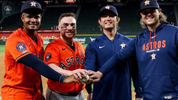 Los Astros de Houston lanzan el primer sin hit ni carrera combinado del 2026