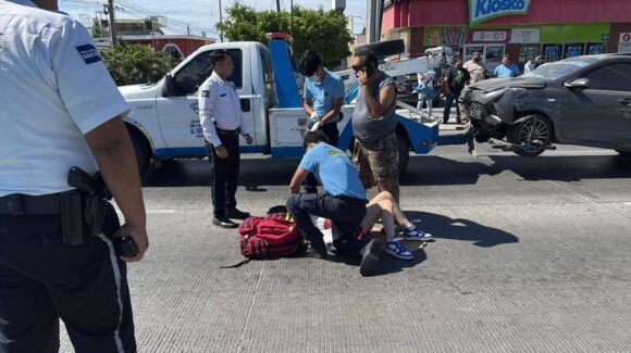 Joven estudiante resulta lesionada tras ser atropellada en Mazatlán, Sinaloa