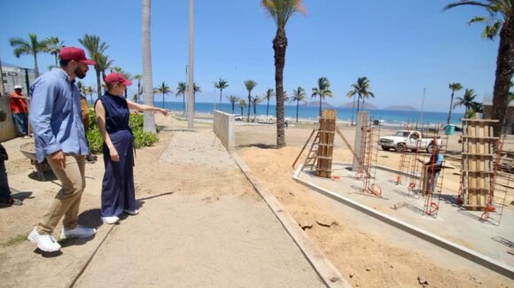 Avanza rehabilitación del Parque Ciudades Hermanas; reportan 25 por ciento de progreso en las obras en Mazatlán