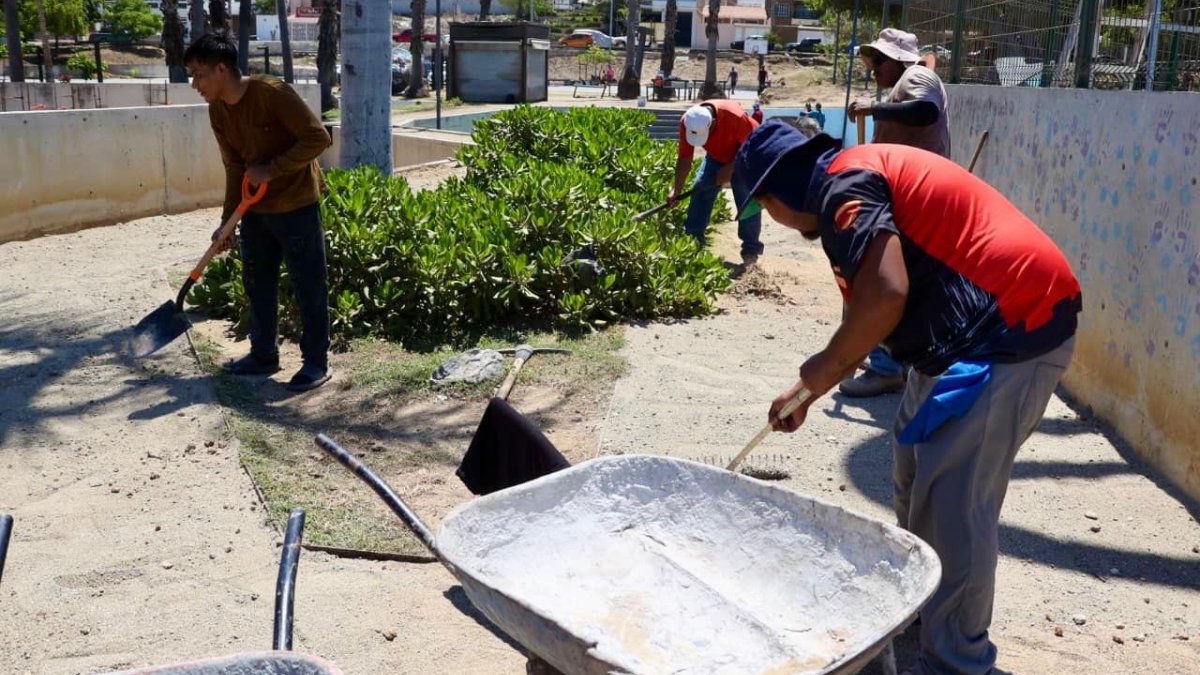 avanza rehabilitacion del parque ciudades hermanas trabajador