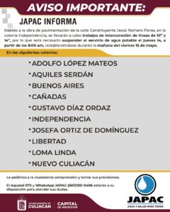 Aviso Japac