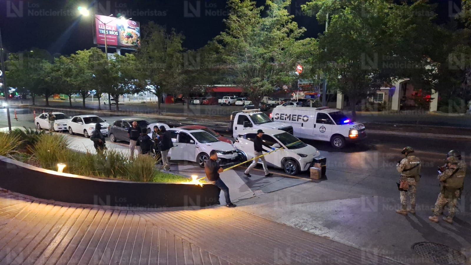 Balaceras en Tres Ríos de Culiacán