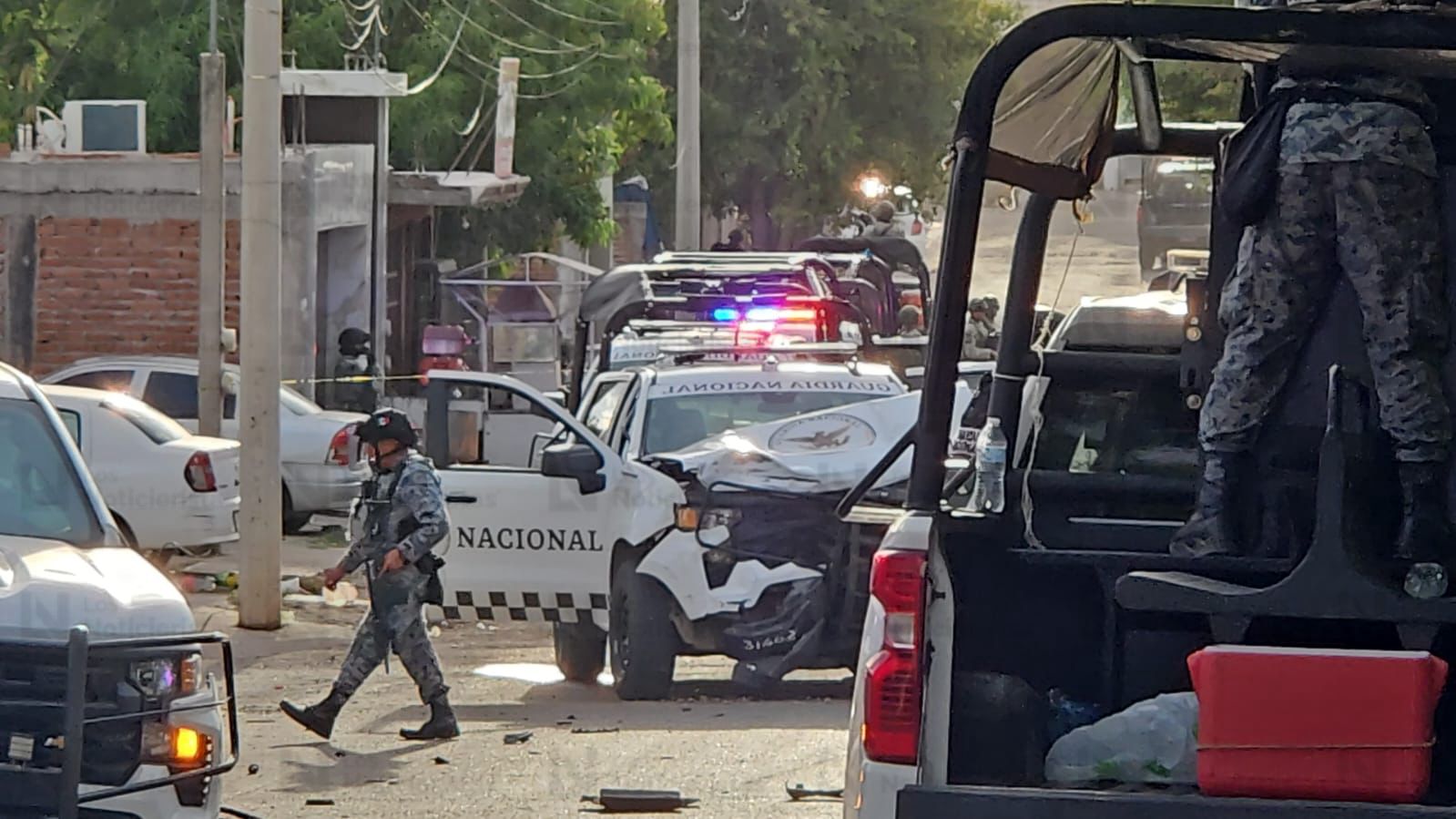 Balacera y persecución en Los Ángeles, Culiacán