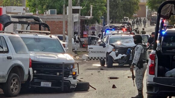 Se desata balacera y persecución en Los Ángeles de Culiacán, Sinaloa; hay dos capturados y varios GN lesionados