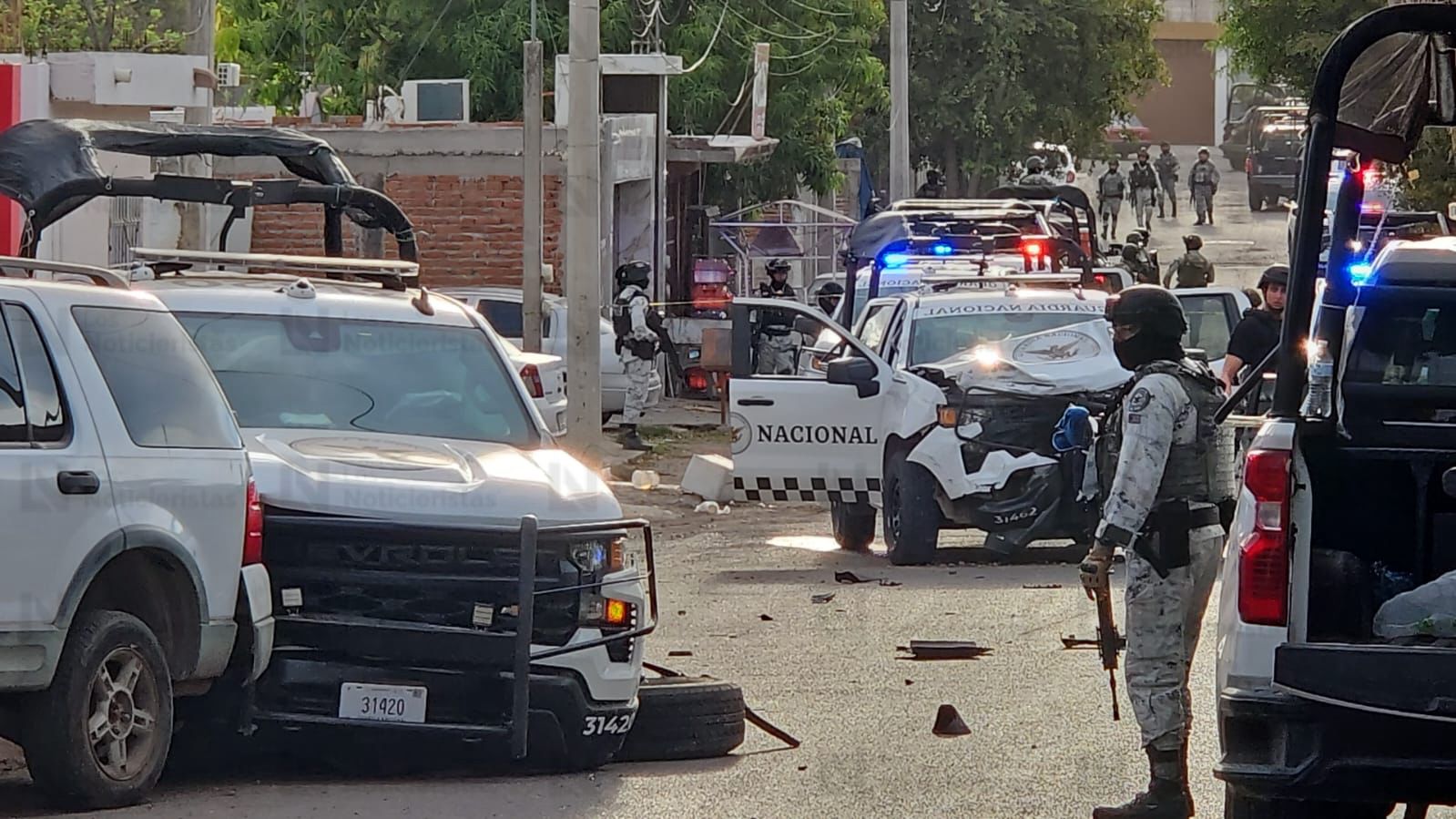 Balacera y persecución en Los Ángeles, Culiacán