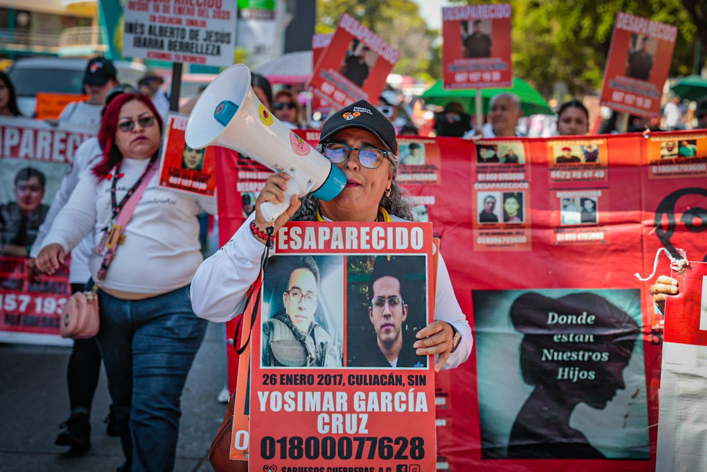 Buscadoras de Sinaloa se unen a la VIII Marcha Nacional Madres Buscando a sus Hijos