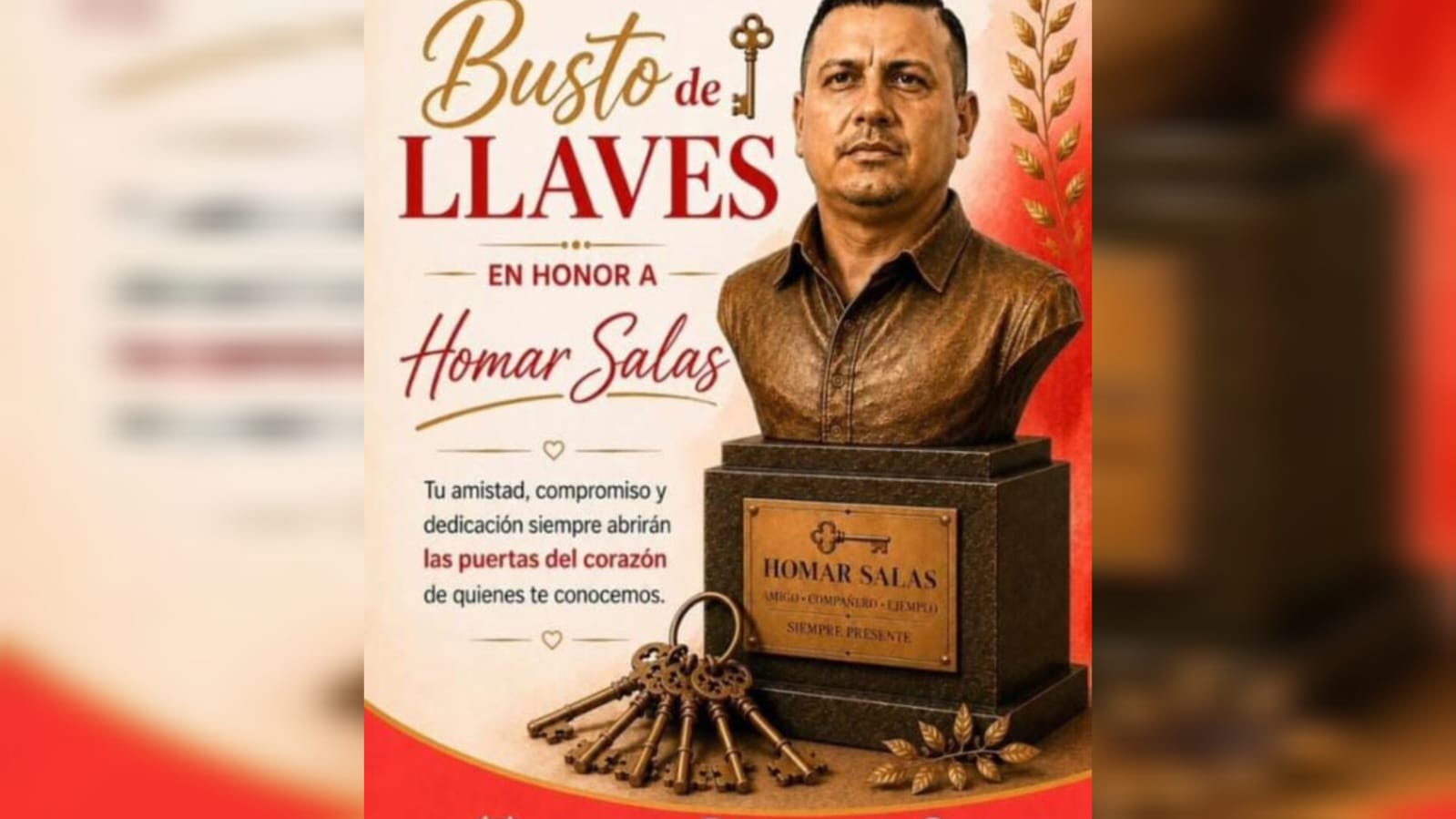 Busto de llaves de Homar Salas