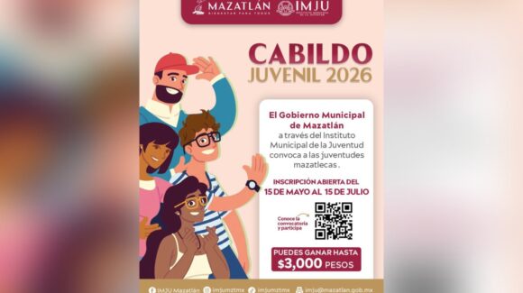 IMJU invita a jóvenes a integrarse al Cabildo Juvenil 2026 en Mazatlán, Sinaloa