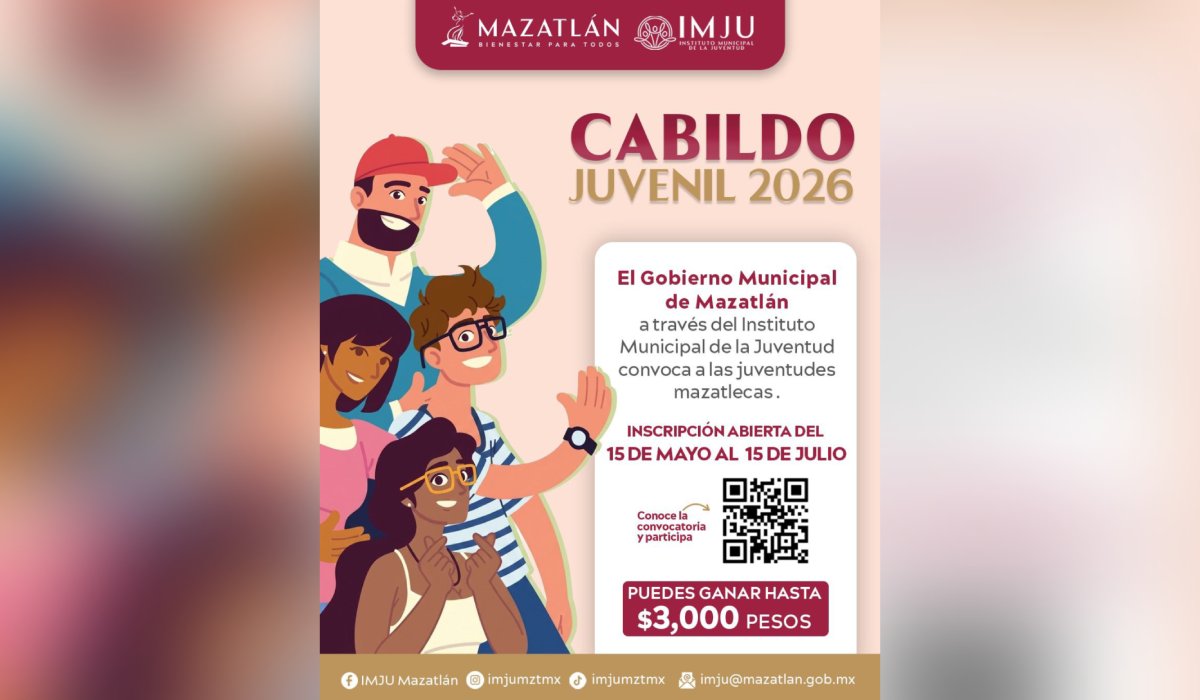 Convocatoria del Cabildo Juvenil en Mazatlán