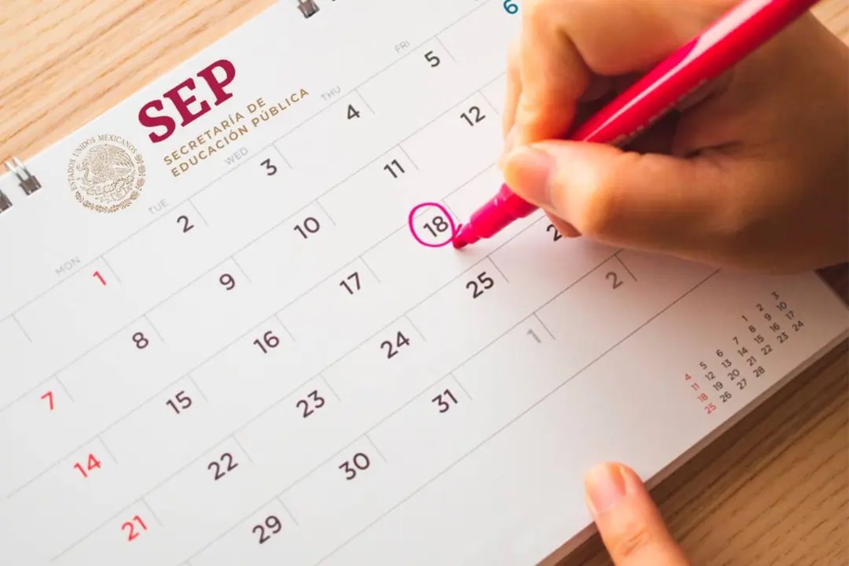 Calendario de la SEP