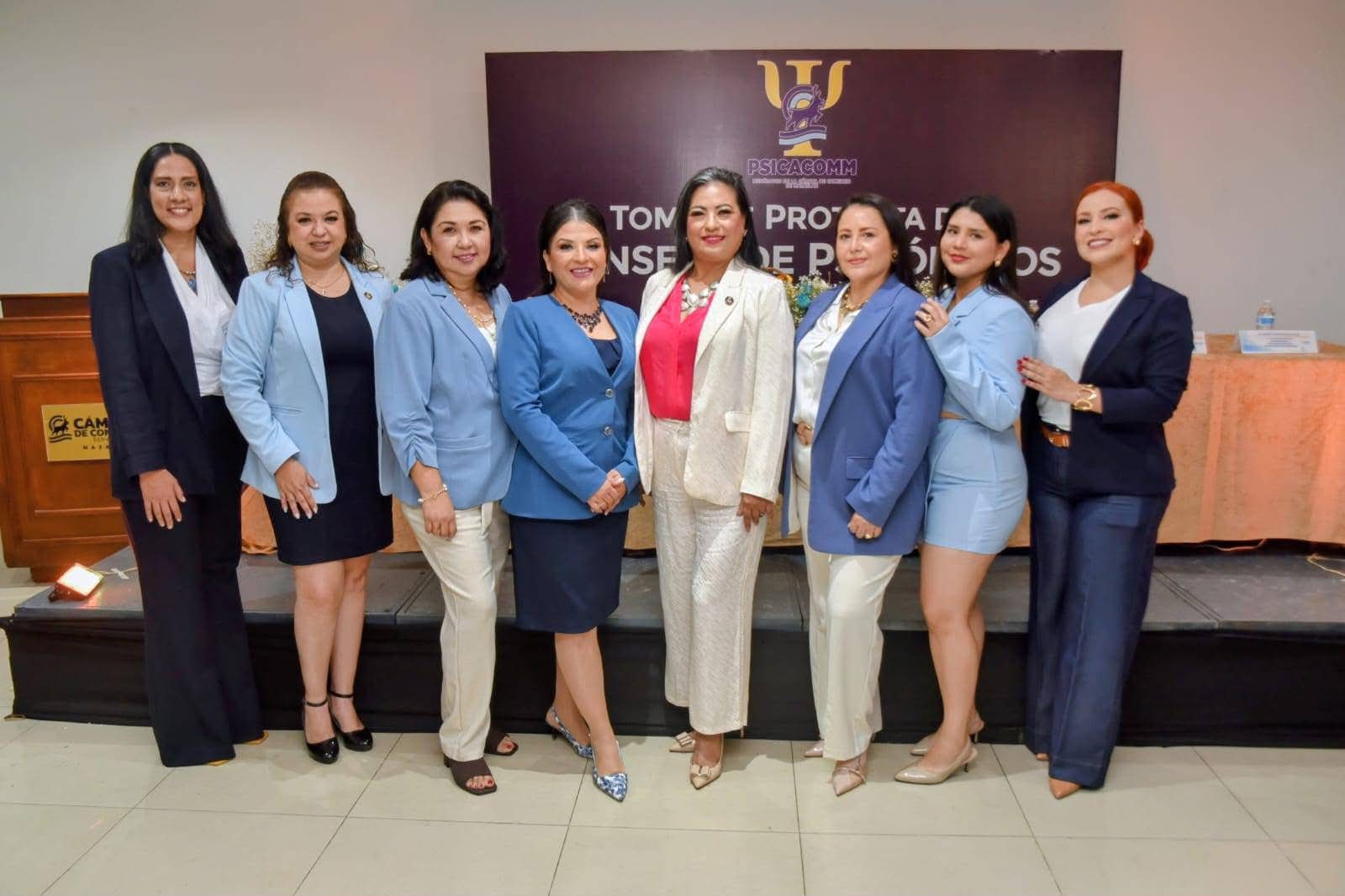 Nace PSICACOMM en Mazatlán, Sinaloa; psicólogos toman protesta y hacen historia dentro de la Cámara de Comercio