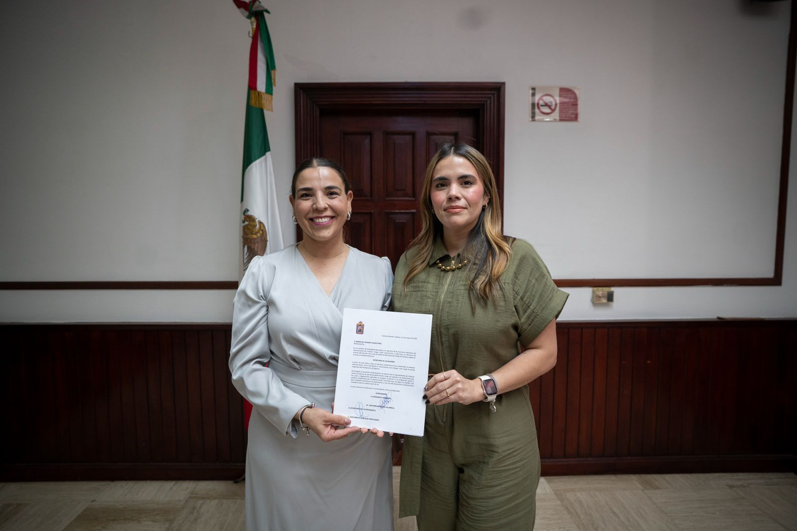 Rinden protesta titulares de Secretaría de las Mujeres, Secretaría de Bienestar y Dirección de Ingresos
